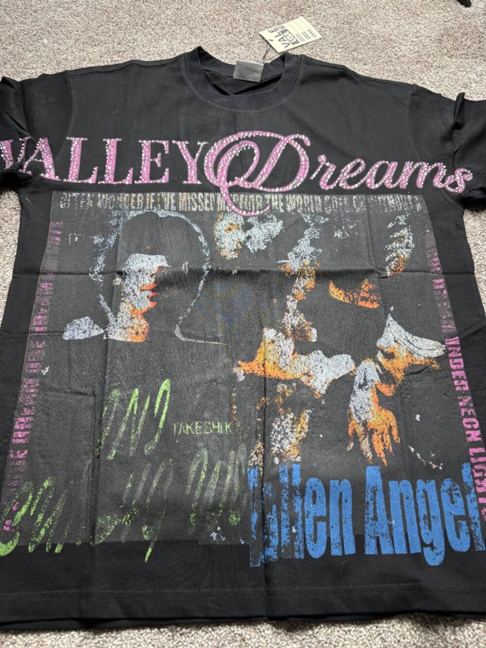 Vale Forever Fallen Bling Tee 'Black'